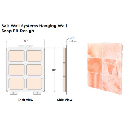 Scandia Himalayan Salt Wall Panels — installed wall