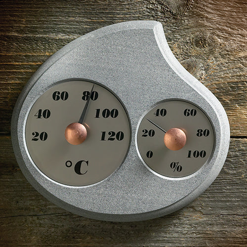 Hukka Maininki - Sauna Celsius Thermometer & Hygrometer, Droplet — view 2