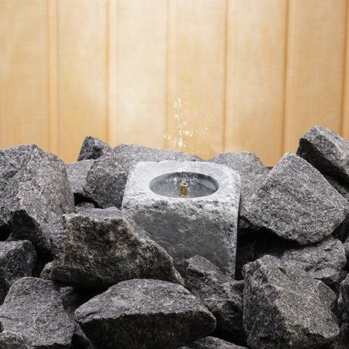 Hukka SaunaSimo - Sauna Fountain & Essence Diffuser, Single Pillar, Square — view 2