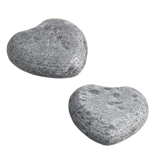 Hukka Lempi - Sauna Massage Stones, Hearts, 2 Pieces