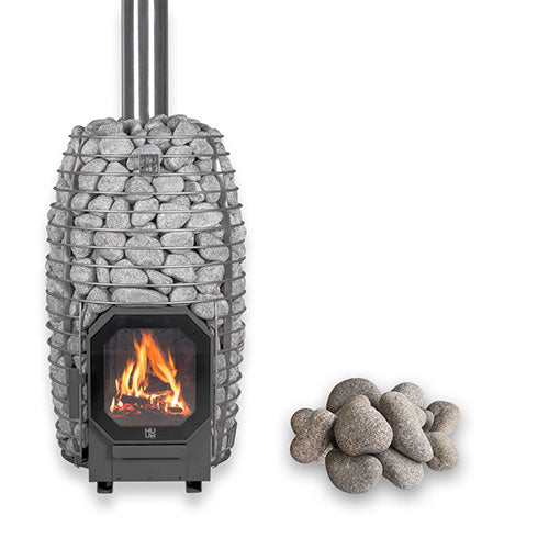 HUUM HIVE Flow Mini Pkg - Wood-Burning Sauna Stove Package, 8.5kW
