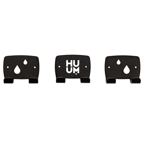 HUUM OVO Towel Hook Set - Sauna Design Towel Hook Set, Black