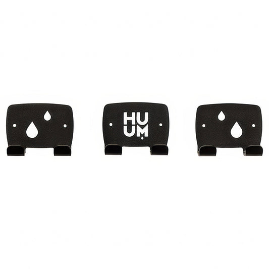 HUUM OVO Towel Hook Set - Sauna Design Towel Hook Set, Black