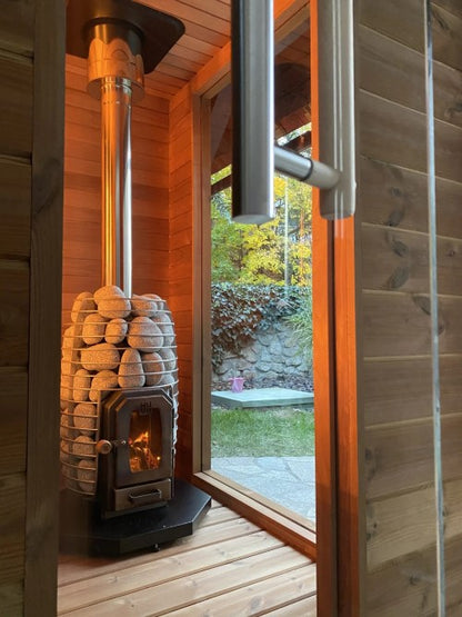 HUUM Thru-Ceiling Chimney - Sauna Wood Stove Chimney Set, Thru-Ceiling — view 2