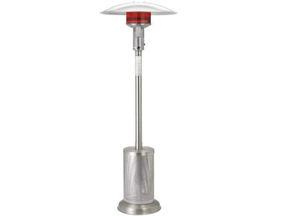 Sunglo 40,000 BTU Propane Gas Portable Patio Heater - Stainless Steel