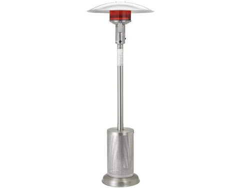 Sunglo 40,000 BTU Propane Gas Portable Patio Heater - Stainless Steel