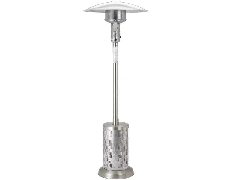 Sunglo 40,000 BTU Propane Gas Portable Patio Heater - Stainless Steel