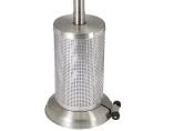 Sunglo 40,000 BTU Propane Gas Portable Patio Heater - Stainless Steel