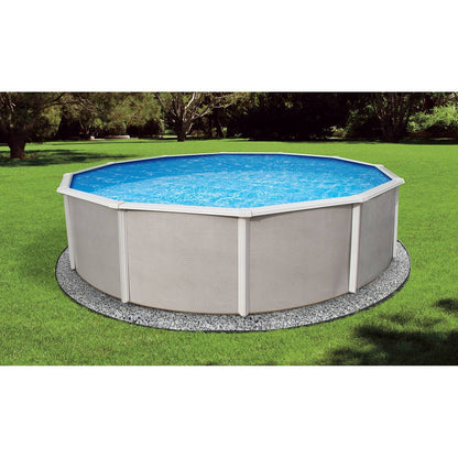 Blue Wave BELIZE 24' Round Steel Wall Above Ground Pool - 52" Depth