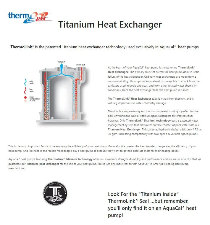 AquaCal HeatWave SuperQuiet SQ140R Pool Heat Pump (Heat and Cool)
