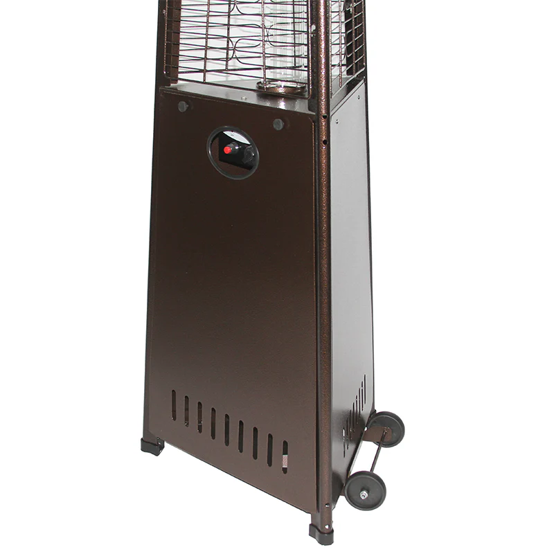 RADtec 93" Pyramid Flame Propane Patio Heater - Antique Bronze Finish