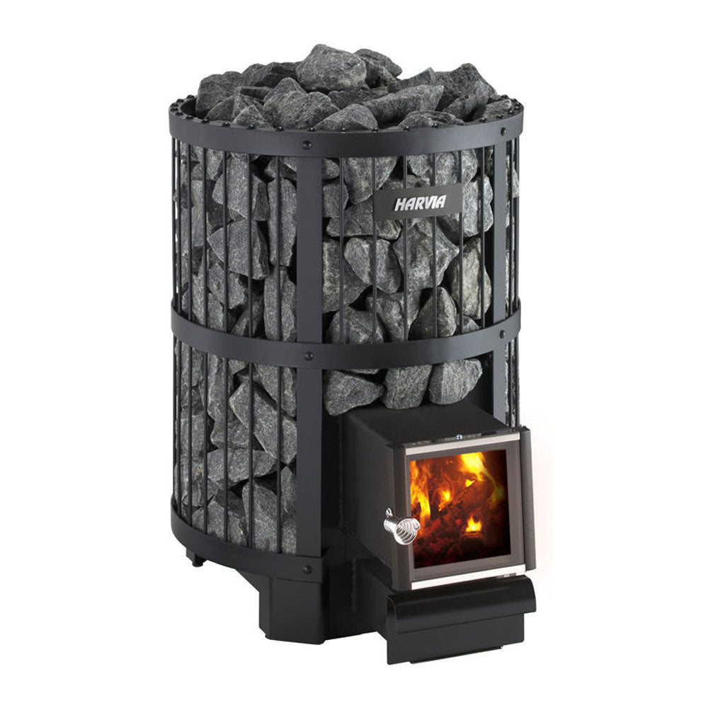 Harvia Legend 240 SL - Legend Series 21kW Wood-Burning Sauna Stove w/Ext. Feed