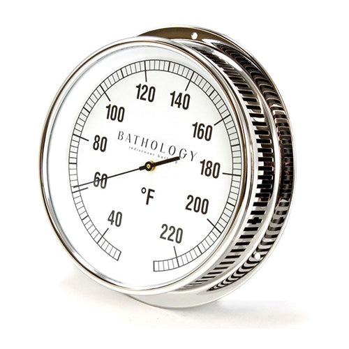 Bathology PreciseTemp 410 - Commercial Sauna Room Thermometer, Metal, Round, 5-7/8" — view 2