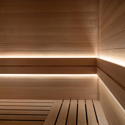 PROSAUNAS Single-Zone Linear White LED Neon Light Kit - Flexible, Dimmable, Waterproof, Wireless Controlled, WiFi, and Adjustable Length — view 2