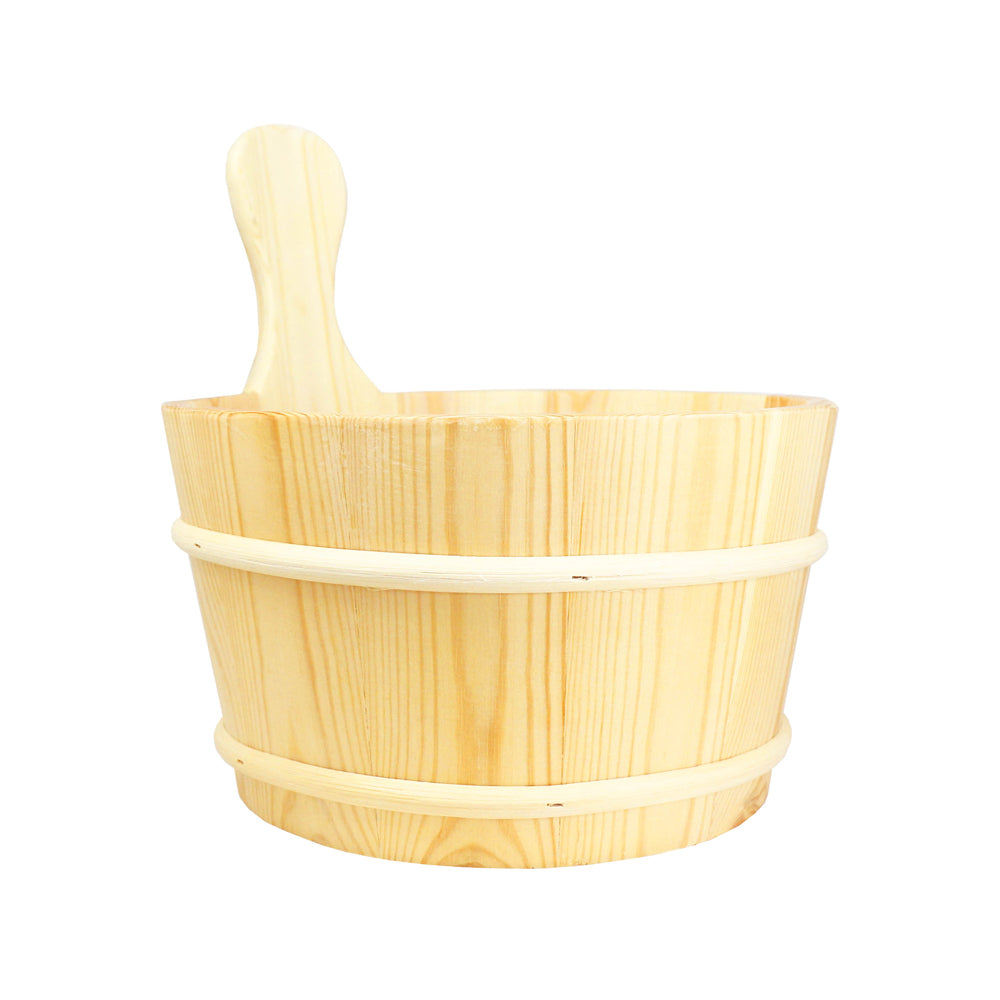 Scandia Sauna Bucket & Ladle Set — bucket