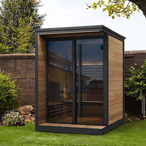 SaunaLife Model GL4 - Garden Luxury Series Outdoor Home Sauna Kit, Up to 4 Persons — view 2