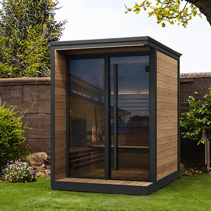 SaunaLife Model GL4 - Garden Luxury Series Outdoor Home Sauna Kit, Up to 4 Persons — view 2