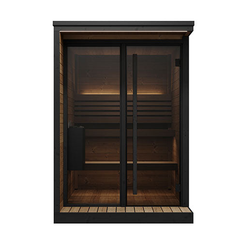 SaunaLife Model GL4 - Garden Luxury Series Outdoor Home Sauna Kit, Up to 4 Persons — view 3
