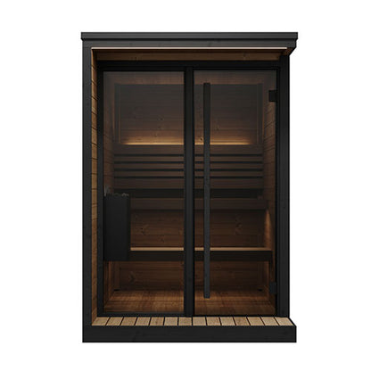 SaunaLife Model GL4 - Garden Luxury Series Outdoor Home Sauna Kit, Up to 4 Persons — view 3