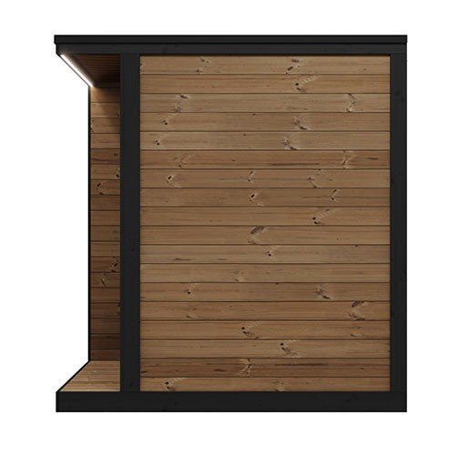 SaunaLife Model GL4 - Garden Luxury Series Outdoor Home Sauna Kit, Up to 4 Persons — view 5