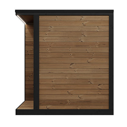 SaunaLife Model GL4 - Garden Luxury Series Outdoor Home Sauna Kit, Up to 4 Persons — view 5