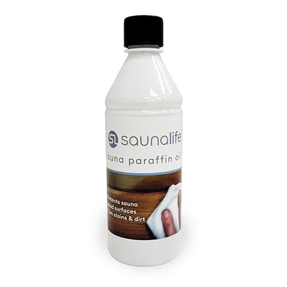 SaunaLife Sauna Paraffin Oil - Odorless Wood Treatment, 16.9 oz