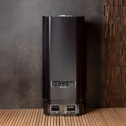 Saunum Air Perfect 10 - Air Perfect Series, 10kW Sauna Heater w/Built-In Climate Equalizer, Black — view 4