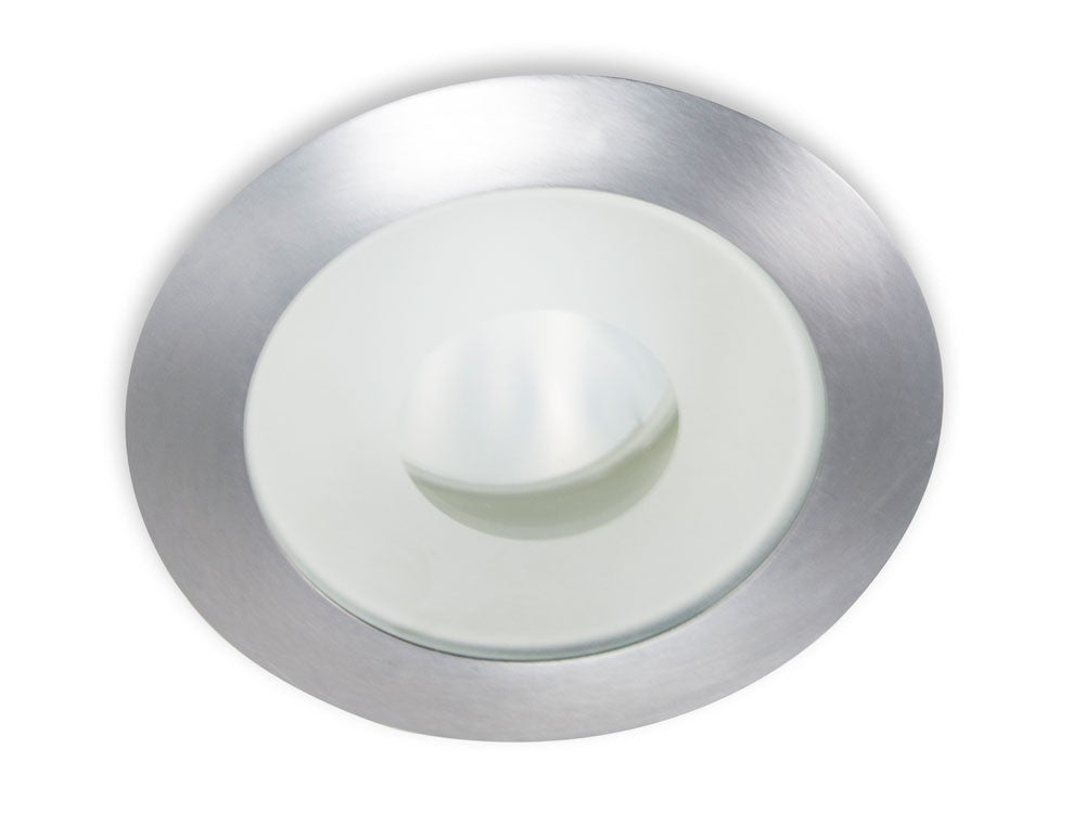 Bathology Spectrum 321 - Steam Shower / Shower LED Light, Recessed, 5" Diameter Metal / Glass Lens — view 2