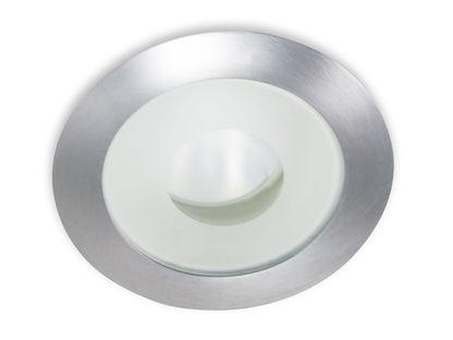 Bathology Spectrum 321 - Steam Shower / Shower LED Light, Recessed, 5" Diameter Metal / Glass Lens — view 2