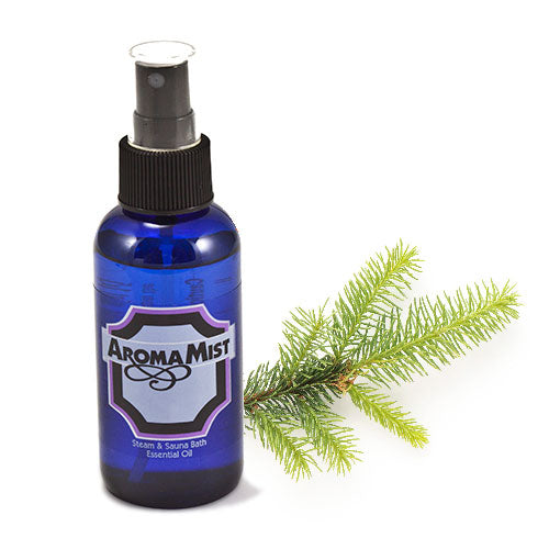 AromaMist Spruce 4 - Spruce Aroma Bath Oil, 4-Ounce Atomizing Spray Bottle