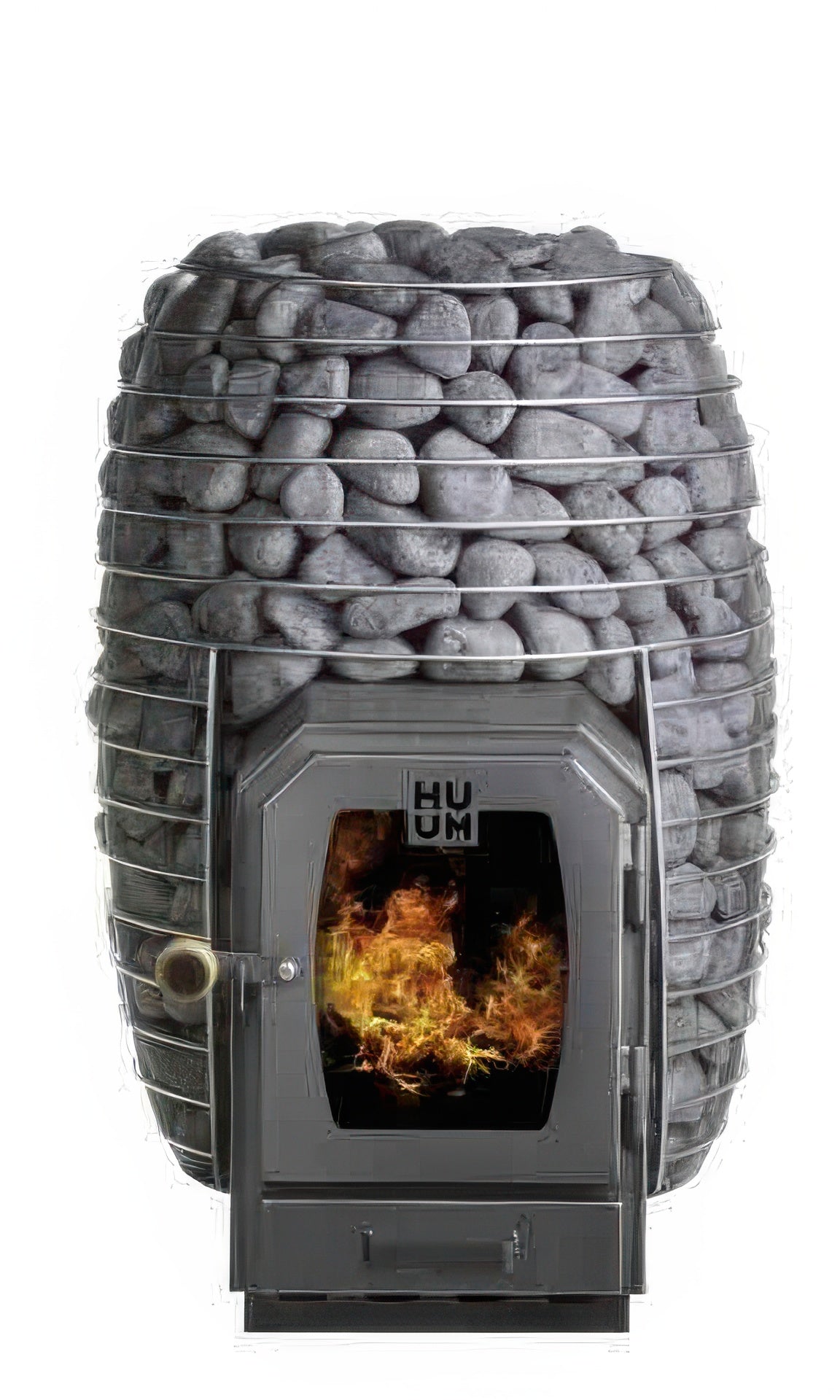 HUUM HIVE Wood 17 LS - HIVE Wood Series 17.0kW Wood-Fired Sauna Stove w/ Firebox Extension — view 2
