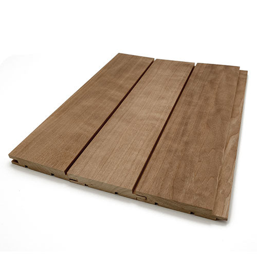 PROSAUNAS Thermo-Aspen 1x4 (15mm x 90mm) T&G STS4 - Sauna Wood, Thermally-Modified, Tongue & Groove, STS4 Profile, Nickel-Gap, Wall Material — view 3