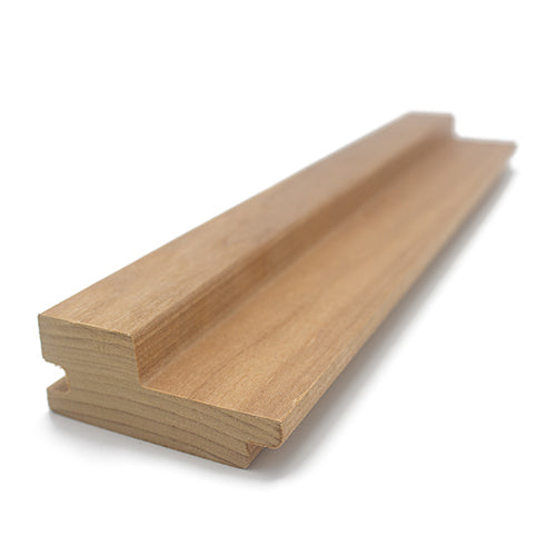 PROSAUNAS Thermo-Aspen Grace™ 2x3 (27mm x 64mm) T&G - Sauna Wood, Thermally-Modified, Tongue & Groove, Large-Gap, Wall Material