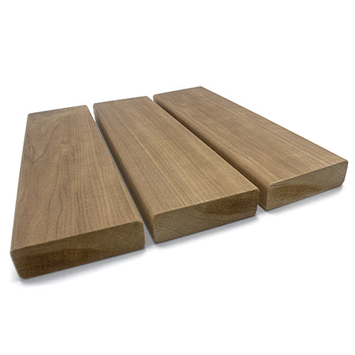 PROSAUNAS Thermo-Aspen 2x4 (28mm x 90mm) S4SEE SHP - Sauna Wood, Thermally-Modified, Smooth 4 Sides Eased Edges, SHP Profile, Bench Material — view 3