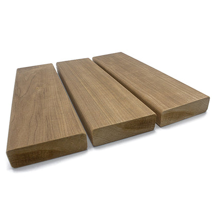 PROSAUNAS Thermo-Aspen 2x4 (28mm x 90mm) S4SEE SHP - Sauna Wood, Thermally-Modified, Smooth 4 Sides Eased Edges, SHP Profile, Bench Material — view 3