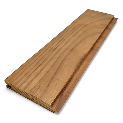 PROSAUNAS Thermo-Radiata Pine 1x4 (15mm x 90mm) T&G STS4 - Sauna Wood, Thermally-Modified, Tongue & Groove, STS4 Profile, Nickel-Gap, Wall Material — view 5