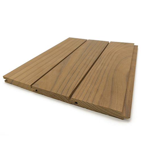 PROSAUNAS Thermo-Radiata Pine 1x4 (15mm x 90mm) T&G STS4 - Sauna Wood, Thermally-Modified, Tongue & Groove, STS4 Profile, Nickel-Gap, Wall Material — view 2