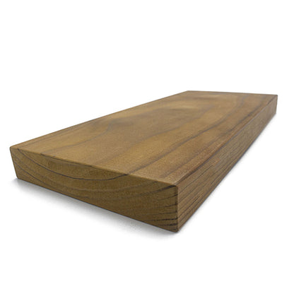 PROSAUNAS Thermo-Radiata Pine 2x6 (26mm x 140mm) S4SEE SHP - Sauna Wood, Thermally-Modified, Smooth 4 Sides Eased Edges, SHP Profile, Bench Material