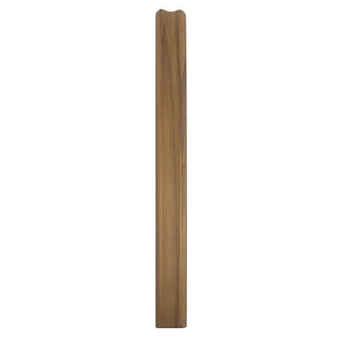 PROSAUNAS Thermo-Radiata Pine 1x2 (14mm x 30mm) Inside Corner Trim SI - Sauna Wood, Inside Corner Trim, Cove Moulding, SI Profile — view 2