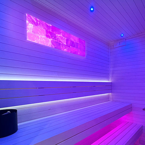 PROSAUNAS Small Himalayan Salt Feature - Customizable Genuine Himalayan Sauna Light Kit — view 4