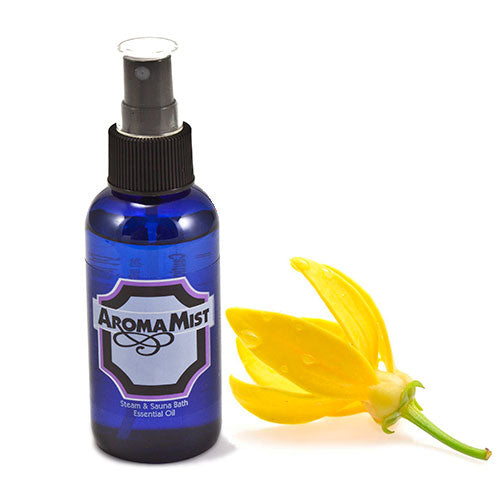 AromaMist Ylang Ylang 4 - Ylang Ylang Aroma Bath Oil, 4-Ounce Atomizing Spray Bottle