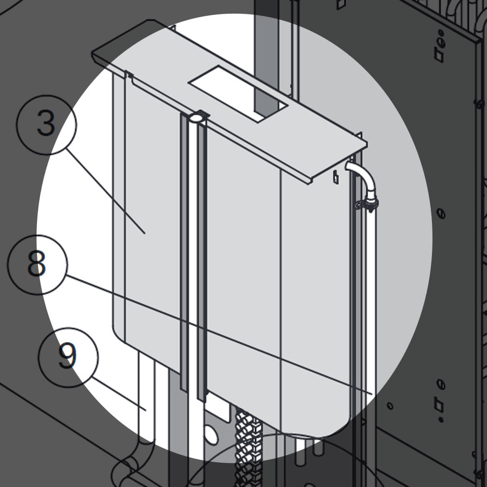 Harvia Water reservoir for Virta Combi heaters