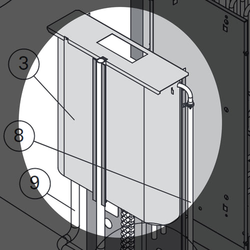 Harvia Water reservoir for Virta Combi heaters